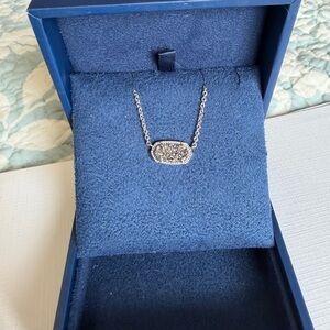 Kendra Scott Silver and Gold Pendant Necklace